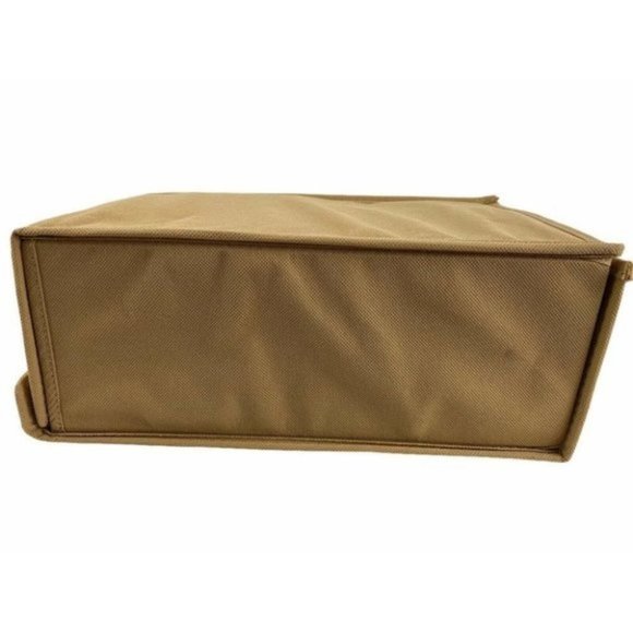 5x Clever Closet Stackable Coffee Colour Small Fabric Shoe Storage Box - Picture 5 of 10